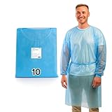 ADEBO Medical® PP+PE Schutzkittel Einweg Kittel Optimaler Schutz mit...