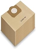 15 Stück Papierfilterbeutel für Kärcher 6.959-130.0, WD3 Staubsaugerbeutel...