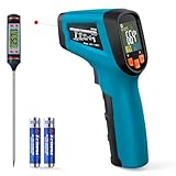 Tilswall Infrarot Thermometer(nicht für Menschen) -50°C bis 600°C IR Digital...