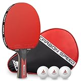 JOOLA Carbon Tischtennisschläger ITTF zugelassener Profi Tischtennis-Schläger...
