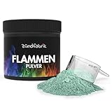 NaturFabrik Zündfabrik (Flammen Pulver 300 g) in Vorratsdose & Dosierlöffel |...