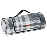 SONGMICS Picknickdecke, 200 x 200 cm, groß, Campingdecke, für Park, Garten,...
