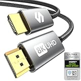 Silkland 8K HDMI 2.1 Kabel 2m, Zertifiziertes HDMI®Kabel eARC für Soundbar...