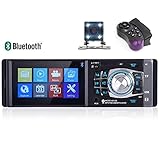 VIGORFLYRUN PARTS LTD 4,1' 1 Din Bluetooth Autoradio, Auto Audio FM Radio MP5...