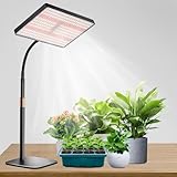 Railee Pflanzenlampe LED Vollspektrum 286 LEDs Grow Lampe mit UV-IR LEDs 4/8/12...