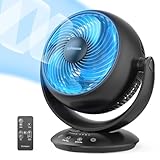 DR.PREPARE Tischventilator, 25 dB Ventilator Leise, Effiziente Kühlung,...