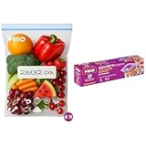 FRIO – 20 Gefrierbeutel 4L (Größe M: 23x32 cm), wiederverwendbar & luftdicht...