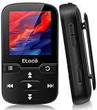 Etacé MP3 Player Bluetooth 5.3, Sport Musik-Player mit 16GB internen Speicher,...