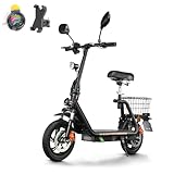 TWOFISH E Scooter mit Straßenzulassung(EEC), Elektroroller für Erwachsene mit...