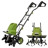 TRUTZHOLM Elektro-Bodenhacke 24 Stahlmesser 45cm breit 22 cm tief 1500W...