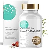 Cosphera Haar-Vitamine - Hochdosiert mit Biotin, Selen und Zink als Beitrag zum...