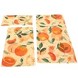 HIAKDOFT 3 Blätter Bienenwachstücher aus Nachhaltigem Natürlichem Bienenwachs...