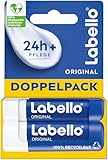 Labello Original Lippenpflegestift Doppelpack, hochwirksame Lippenpflege mit...