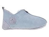 Vanuba - Kinder Hausschuhe Oxford 34 EU, Lammfell Winterschuhe, Baby Schuhe,...