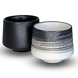 shizuro Tassen Set japanisch - 2 Stück a 190 ml - hochwertige Keramiktasse für...