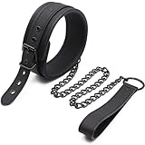 Halsband & leine Bdsm Adult Sex Toy Schwarz Halsband damen für sex Collar...