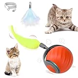 DAOUZL Interaktives Katzenspielzeug Katzenball, Katzenspielzeug Elektrisch...
