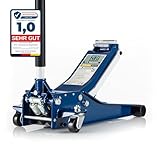 NTG Hydraulischer Wagenheber 3T (75-505mm Hubhöhe) Lowliner mit Doppelzylinder...