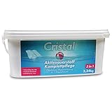 Cristal Aktivsauerstoff Komplettpflege 2.24 Kg ohne Chlor für Pools und...