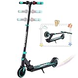 RCB TECH E-Scooter Kinder (8-12-16 Jahre) - Faltbarer Elektroroller - Max...