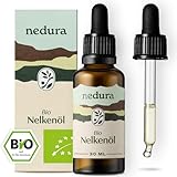 nedura® BIO Nelkenöl [100% NATURREIN] - Echtes Nelkenöl Bio zum Einnehmen -...