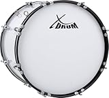 XDrum MBD-218 Marsch Bass Trommel, Fußball Pauke 18' x 12' (6,5 kg, 4 Ösen,...