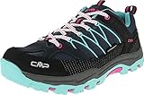 CMP Unisex Kinder Kids Rigel Low Shoes Wp Trekking-Schuhe, Blau Hellblau B Blue...