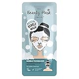 The Beauty Mask Company Oxygen Bubble Mask, 1 Sachet, Reinigungs-Tuchmaske mit...