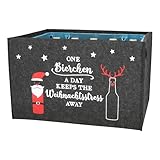 MC-Trend Männer Bier-Adventskalender aus Filz für Bierkästen – inkl. 24...