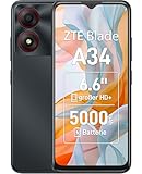 ZTE Smartphone Blade A34 (16,6 Zoll HD Display, 4G LTE, 2GB RAM und 64GB...