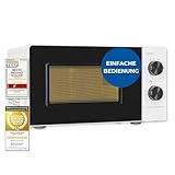 Exquisit Mikrowelle, 24,5 cm Drehteller, 20 Liter, 700 Watt, 5 Leistungsstufen,...