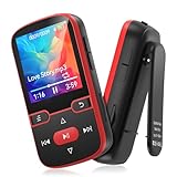 64GB mp3 Player Bluetooth 5.3 mit Clip,Music MP3-Player Kinder...