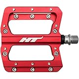 HT AN14A Pedale flach Unisex Erwachsene, Rot
