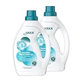 HAKA Daunenwaschmittel 2x 1L, 40 WL, sanftes Spezialwaschmittel für...