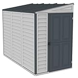 Duramax SideMate PLUS 4 x 8 (2.91 m²) Kunststoff gerätehaus mit...