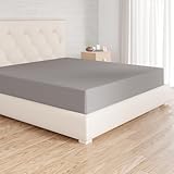 Amazon Basics Spannbettlaken, 90 x 200 x 30 cm, Mikrofaser, Spannbetttuch -...