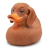 MIJOMA Bade-Dackel – Lustige Dackel-Badeente aus Vinyl – Geschenkidee für...