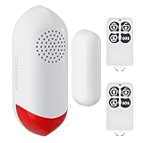 Türalarm und Fenstersensor Kontakt, OOCOME Magnetischer Funkeln Türgong Alarm...