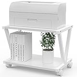 VEDECASA Desktop Drucker Stand 2-Tier Unter Schreibtisch Holz Drucker Regal...