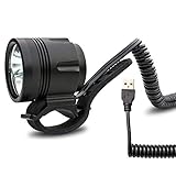 Z:NEX USB Helmlampe Stirnlampe Sport und Freizeitlampe mit 950 Lumen | 4...