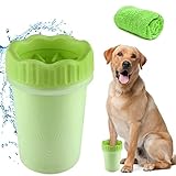 Hunde Pfotenreiniger, Pfotenreiniger FüR Hunde Tragbarer Pfotenreiniger mit...