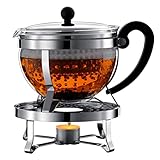 Bodum Professional Line - CHAMBORD Set - Teebereiter mit Stövchen 1.3 Liter