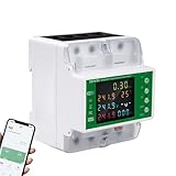 DewinLVD WiFi Stromzähler, Stromzähler 3 phasen 4P mit Überspannungsschutz...