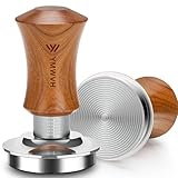 YMWVH Kaffee Tamper mit Base Ripple 58mm,Espresso Tamper,V5 Kaffeestampfer aus...