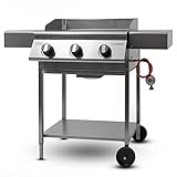 Schickling Gasgrill PremioGas III – Premium BBQ Grillwagen komplett aus...