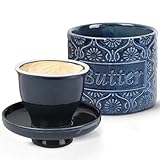 Keramik Butterdose, französische Butterdose, keramische butterglocke mit...