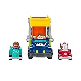 Fisher-Price HBX23 - Little People Ramp 'n Go 2-in-1 Autotransporter Spielset,...