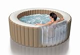 Intex Whirlpool Pure SPA Bubble Massage - Ø 196 cm x 71 cm, für 4 Personen,...