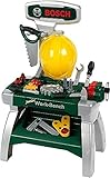 Theo Klein 8612 Bosch Werkbank Junior 2+ | Inkl. Helm, Schraubstock, Werkzeugen,...
