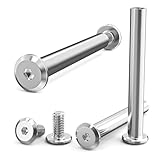 ORTAVA 10 Stück Verbindungsschrauben M4 x 10 mm (10 x Möbelschrauben, 10 x...